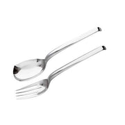 Living Serving Spoon & Fork Set by Sambonet Serving Spoon Sambonet Stainless Steel 