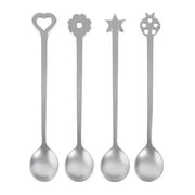 Lucky Charms 4-Piece Party Spoon Set by Sambonet Spoon Sambonet Antique Finish 