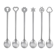 Lucky Charms 6-Piece Party Spoon Set by Sambonet Spoon Sambonet Antique Finish 