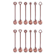 Lucky Charms 12-Piece Party Spoon Set by Sambonet Spoon Sambonet PVD Copper 