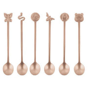Living 6-Piece Party Fashion Party Spoons Set by Sambonet Spoon Sambonet PVD Copper 