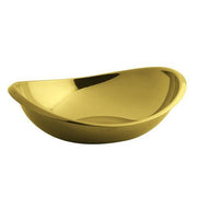 Twist Oval Bowl by Sambonet Bowls Sambonet PVD Gold Extra Small 