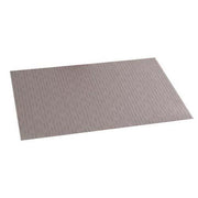 Linea Q Rectangle Placemat, Silver/Gray by Sambonet Placemats Sambonet 