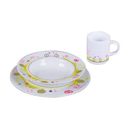 3-Piece Porcelain Kids Dinnerware Sets by Sambonet Dinnerware Sambonet Jenny the Bike 