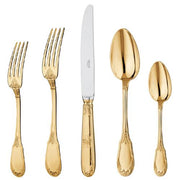 Empire Sterling Silver Gilt 5 Piece Place Setting by Ercuis Flatware Ercuis 