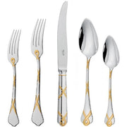 Paris Silverplated Gold Accents 11" Soup Ladle by Ercuis Flatware Ercuis 