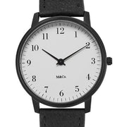 Bodoni Black Watch by Tibor Kalman for M&Co Watch Projects Watches 40 mM 