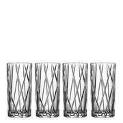City 11.5 oz. Highball Glass, Set of 4 by Orrefors Glassware Orrefors 