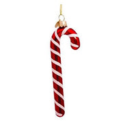 Candy Cane Glass Ornament, 5.5" by Vondels Holiday Ornaments Vondels 