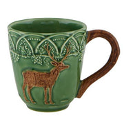 Woods Mug, Deer, 15 oz by Bordallo Pinheiro Dinnerware Bordallo Pinheiro 