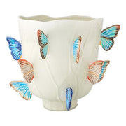 Cloudy Butterflies Vase, 16" by Claudia Schiffer for Bordallo Pinheiro Vases, Bowls, & Objects Bordallo Pinheiro 