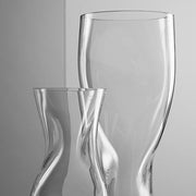 Squeeze 9" Clear Vase by Lena Bergstrom for Orrefors Glassware Orrefors 
