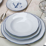 Corona Soup Plate, Blue, 9.5" by Richard Ginori Plate Richard Ginori 