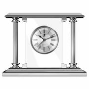 Luxurious Table Clock by El Casco Clocks El Casco Chrome Plated 