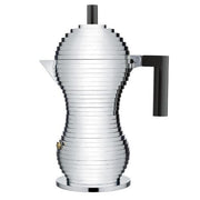 Pulcina Stovetop Espresso Coffee Maker by Michele de Lucchi for Alessi Espresso Maker Alessi 6 Cup Black 