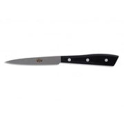 Compendio Paring Knives with Grey Blades and Lucite Handles by Berti Knife Berti Black Lucite 