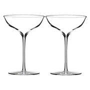 Elegance 7.8 oz. Champagne Belle Crystal Coupe, Set of 2 by Waterford Stemware Waterford 