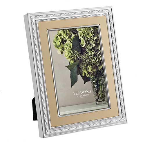 With Love Gold Photo Frame by Vera Wang for Wedgwood - Amusespot