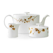Vera Jardin 3-Piece Tea Set (Teapot, Sugar & Creamer) by Vera Wang for Wedgwood Dinnerware Wedgwood 