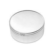 Vera Infinity Silver Round Keepsake Box, 7.5" by Vera Wang for Wedgwood Jewelry & Trinket Boxes Wedgwood 