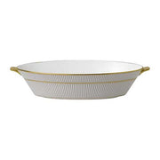 Anthemion Grey Oval Serving Bowl, 43.9 oz. by Wedgwood Dinnerware Wedgwood 