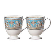 Florentine Turquoise Mug, Set of 2 by Wedgwood - Shipping in Mid-December 2021 Dinnerware Wedgwood 