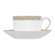 Vera Lace Gold Teacup & Saucer by Vera Wang for Wedgwood Dinnerware Wedgwood 