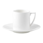 White Espresso Cup & Saucer by Jasper Conran for Wedgwood Dinnerware Wedgwood 