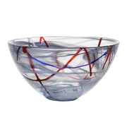 Contrast 13" Grey Bowl by Anna Ehrner for Kosta Boda Vases, Bowls, & Objects Kosta Boda 