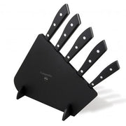 Compendio Kitchen Knives with Lucite Handles, Set of 5 by Berti Knive Set Berti Black Lucite 
