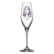 All About You 7.5 oz. Champagne Glass, Set of 2 by Sara Woodrow for Kosta Boda Glassware Kosta Boda Forever Mine 