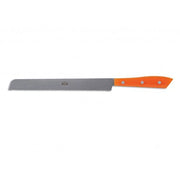 Compendio Bread Knives with Grey Blades and Lucite Handles by Berti Knife Berti Orange Lucite 
