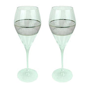 Panthera Glassware: Platinum Prosecco, Set of 2 by Michael Wainwright Glassware Michael Wainwright 