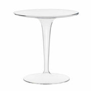 Tiptop Side Table, 19" h. by Philippe Starck with Eugeni Quitllet for Kartell Furniture Kartell Crystal/Transparent 