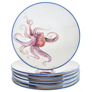 Octopus Dinner Plate, 10", Set of 6 by Abbiamo Tutto Dinnerware Abbiamo Tutto 