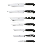 Kitchen & Serving Knife Sets of 7 with Lucite Handles by Berti Knive Set Berti Black lucite 