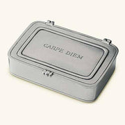 "Carpe Diem" Seize the Day Box by Match Pewter Jewelry & Trinket Boxes Match 1995 Pewter Large 