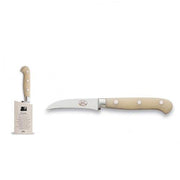 Insieme Curved Paring Knives with Lucite Handles by Berti Knife Berti White lucite 
