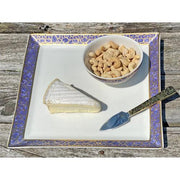 Amalfi Blue 12" Square Platter by Michael Wainwright Service Michael Wainwright 