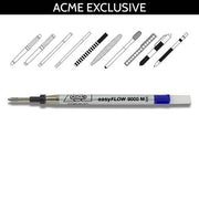 Easy Flow P9000 Roller Ball Refill w/ Parts by Acme Studio Acme Studio Blue 