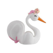 Bimboneria Swan Baby Shower Favor by Alessi (in Love) CLEARANCE Birth Alessi Archives Pink 