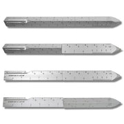Scale Retractable Architect's Ballpoint Pen by Shigeru Ban for Acme Studio Pen Acme Studio Silver 