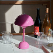 Verner Panton Flower Pot VP9 Portable LED Indoor/Outdoor* Table Lamp by &tradition &Tradition 