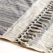 Earth Lines Stripes Luxury Hand Woven Turkish Cotton Towel, Set of 2 Towel Etisha 
