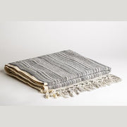 Earth Lines Stripes Luxury Hand Woven Turkish Cotton Towel, Set of 2 Towel Etisha 