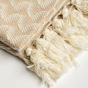 Silent Ripple Waves Luxury Hand Flat Woven Turkish Cotton Towel, Set of 2 Towel Etisha 