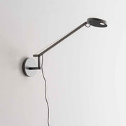 Demetra LED Micro Wall Lamp by Naoto Fukasawa for Artemide Lighting Artemide Anthracite Grey Warm (3000K) 