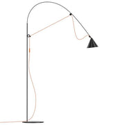 Ayno 125.5" Steel Floor Lamps Designed by Stefan Diez for Midgard Lighting Midgard Orange 
