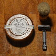 Arlington Shaving Soap in Wooden Bowl by D.R. Harris Shaving D.R. Harris & Co Mahogany Effect Bowl 