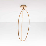 Arrival 130 Ceiling Lamp by Ludovica and Roberto Palomba for Artemide Lighting Artemide Brass 